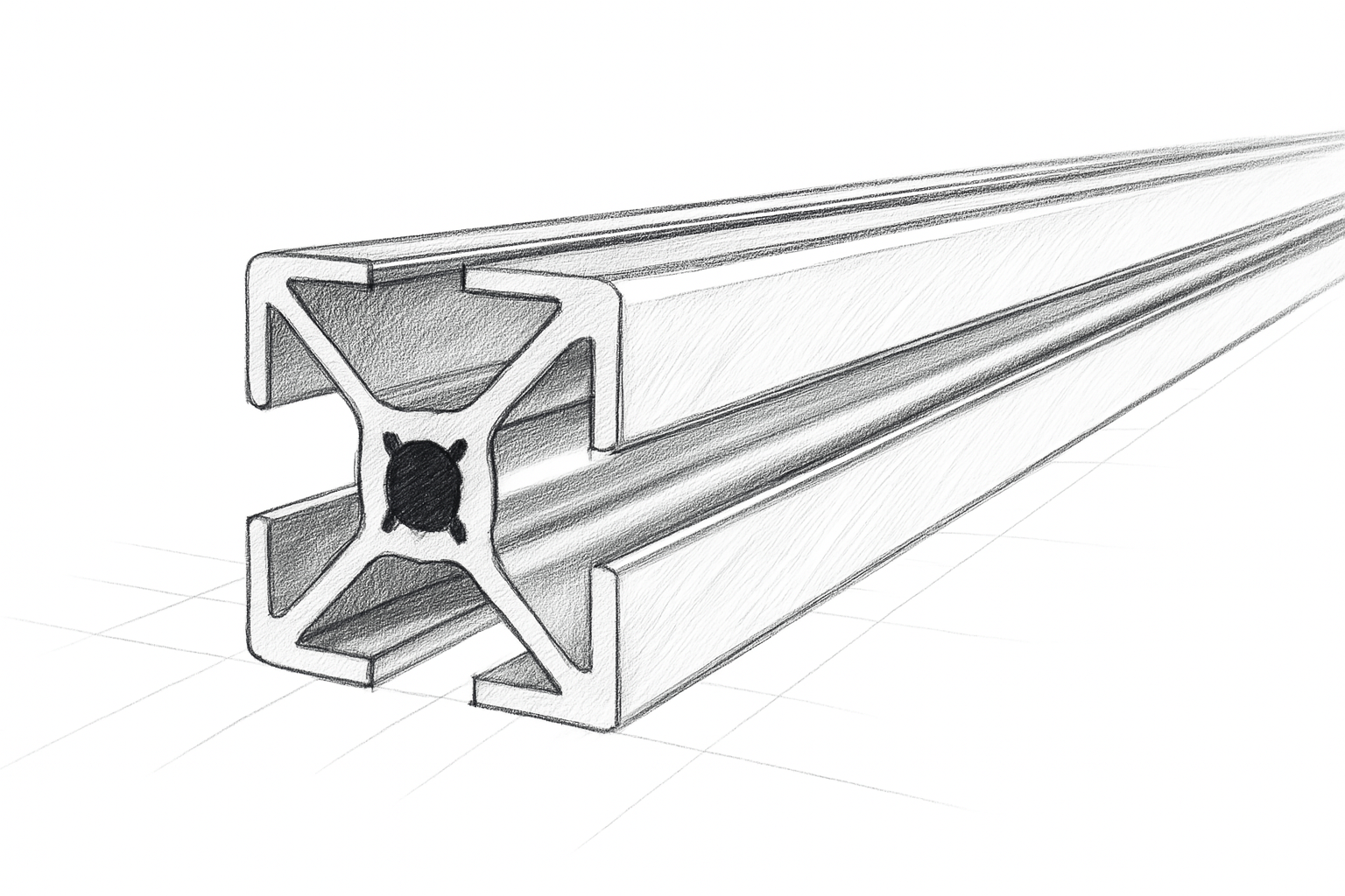 25x25 Sigma Profil - Kanal 6 Bağlantı