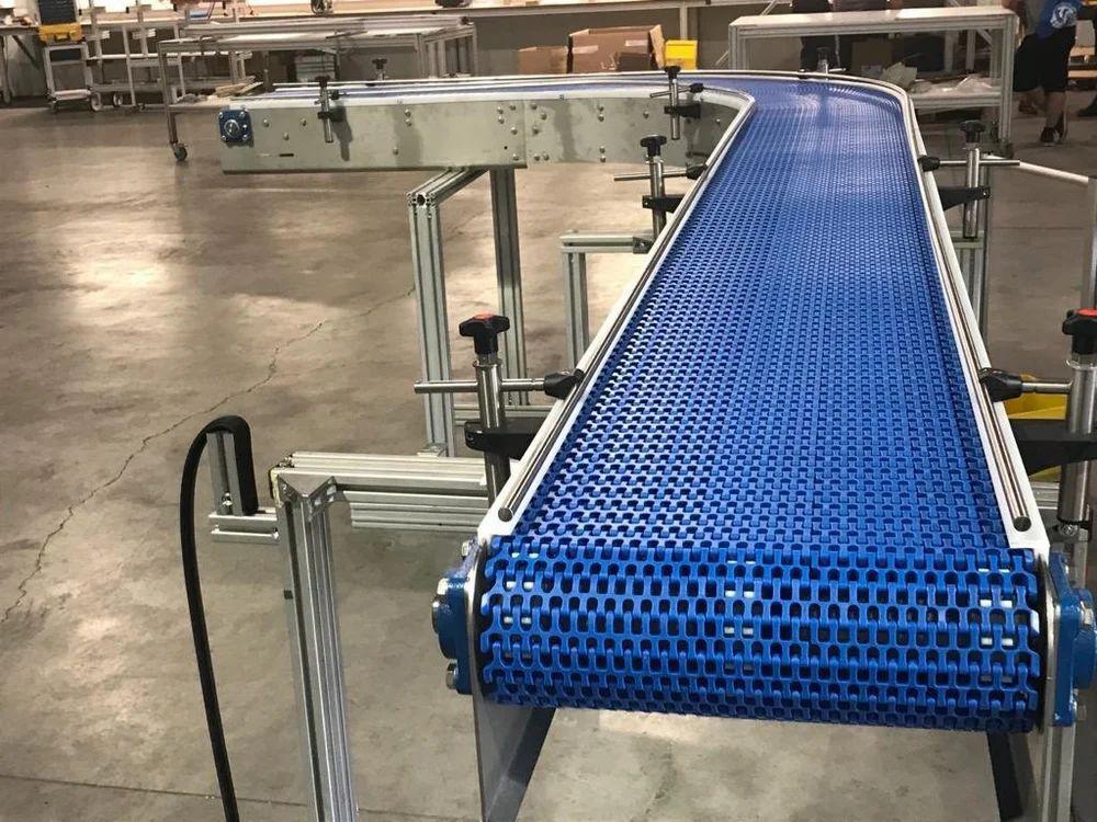 Modüler Kurveli (Dönüşlü) Konveyör